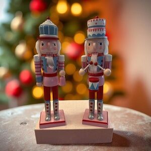 Festive Nutcracker Holiday Decor Set